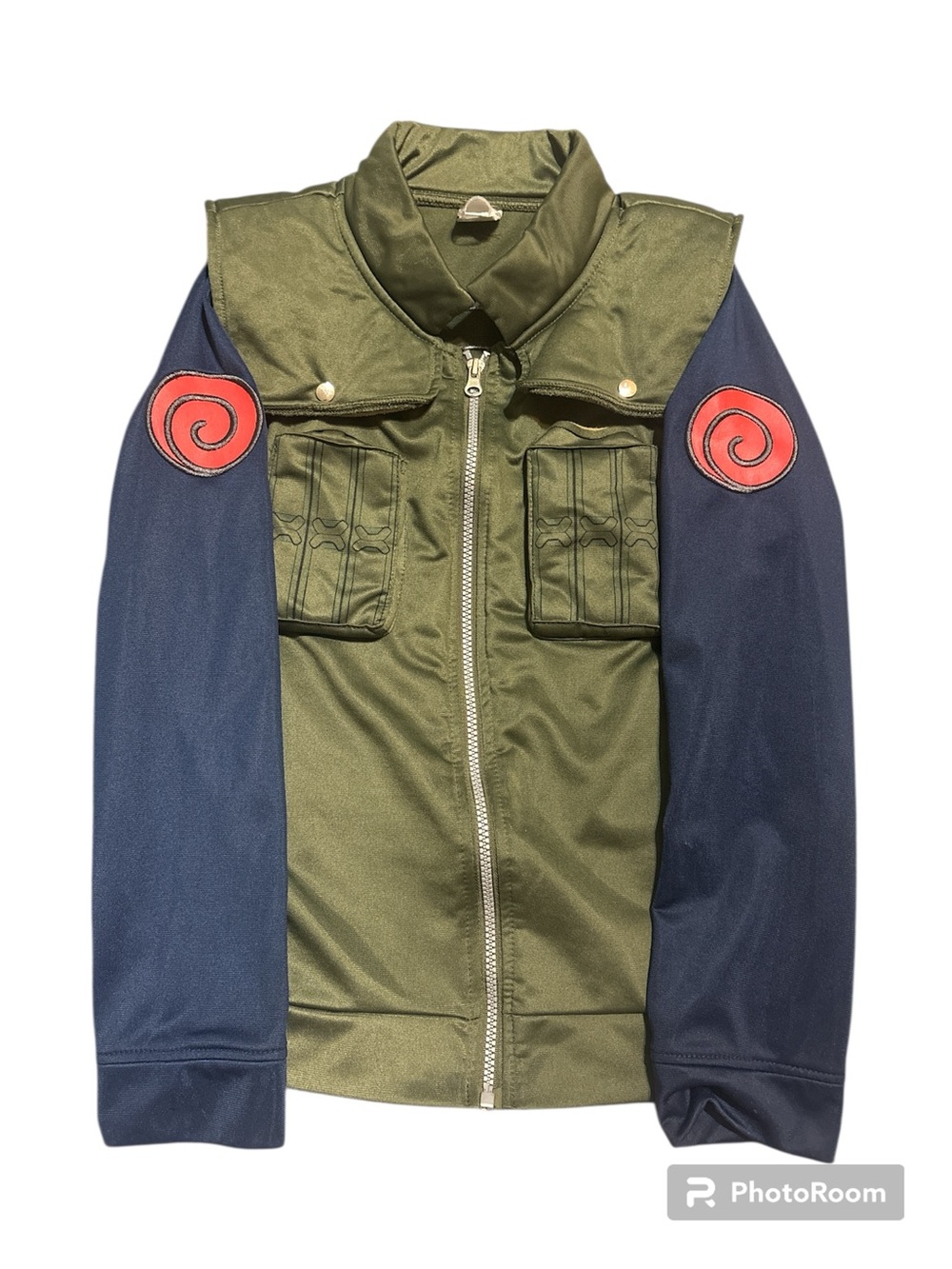 NARUTO SHIPPUDEN Jacket Vintage, XL Kids Costume Colds Play, Spirit